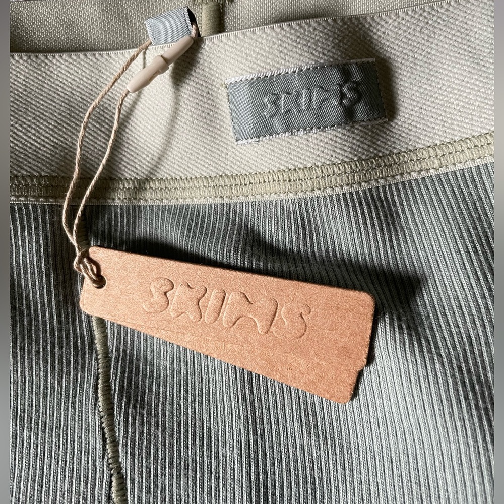 Skims Cotton Rib Boxer in Mineral Large L NWT - Picture 5 of 7